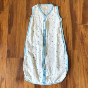 Aden & Anais Sleep Sack Zip Front Sleeping Bag Wearable Blanket Gauze Cotton